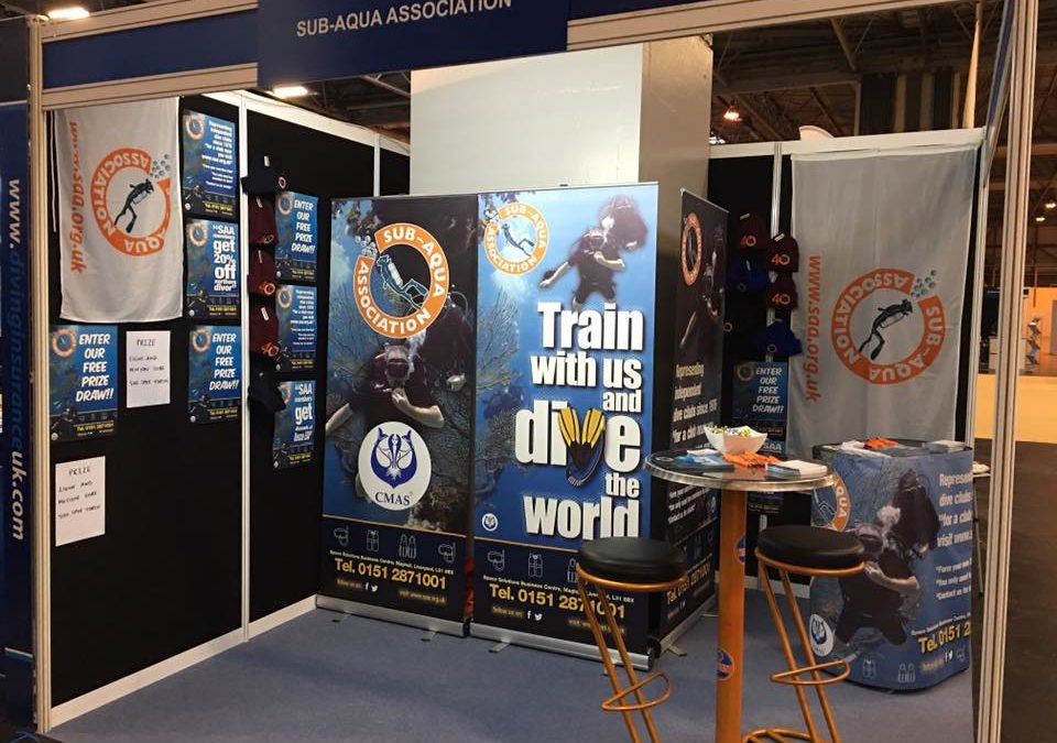 Talk all things scuba with us at Dive 2017